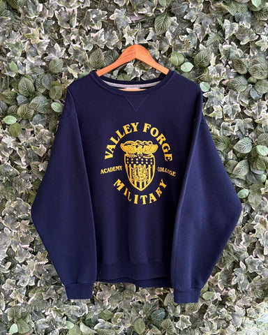 Y2K VALLEY FORGE MILITARY CREWNECK