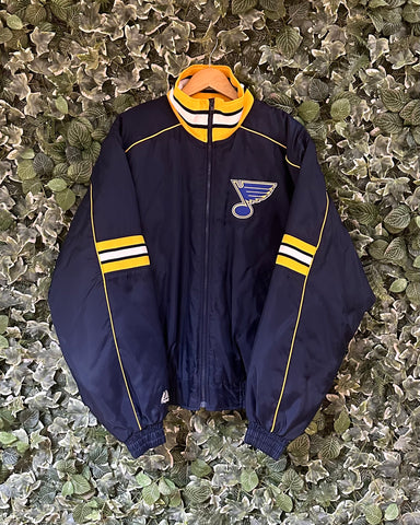 Y2K ST. LOUIS BLUES PUFFER JACKET